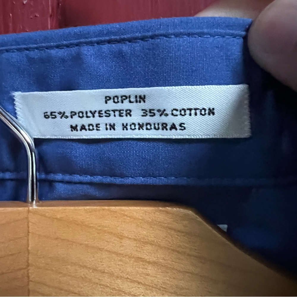 Van Heusen Classic Blue Button-Down Shirt - Picture 3 of 6